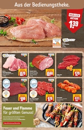 REWE Schweinefleisch im Prospekt 