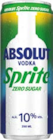 Vodka & Sprite oder Zero Sugar Angebote von Absolut bei Getränke Hoffmann Potsdam für 2,49 €