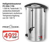 Aktuelles Heißgetränkeautomat PC-HGA 1196 Angebot bei GLOBUS in Braunschweig ab 49,99 €