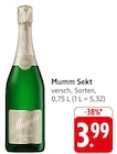 Sekt im Angebot bei EDEKA in Böblingen Sekt Angebote von Mumm bei EDEKA Böblingen für 3,99 €