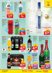 Wodka im Netto Marken-Discount Prospekt "Aktuelle Angebote" mit 72 Seiten (Chemnitz)
