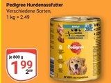 Hundenassfutter Angebote von Pedigree bei GLOBUS Gotha für 1,99 €