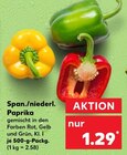 Aktuelle Paprika Angebote bei Kaufland in Aachen Aktuelles Span./niederl. Paprika Angebot bei Kaufland in Aachen ab 1,29 €