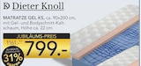 Matratze Gel KS Angebote von Dieter Knoll bei BRAUN Möbel-Center Lahr für 799,00 €