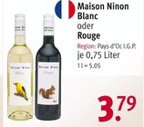 Wein von Maison Ninon für 3,79 € bei Rossmann im Angebot Wein von Maison Ninon im aktuellen Rossmann Prospekt