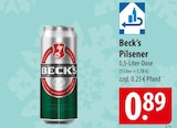 Beck's Pilsener Angebote bei famila Nordost Celle für 0,89 €