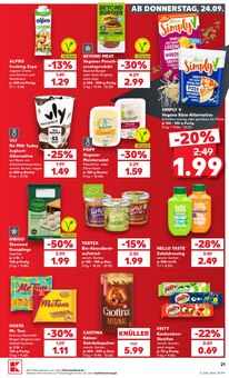 Milch im aktuellen Kaufland Prospekt (München) Milch im Kaufland Prospekt "Hier bin ich richtig" mit 70 Seiten (München)