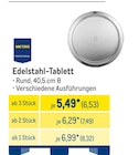 Edelstahl-Tablett von Metro Professional für 6,53 € bei METRO im Angebot Edelstahl-Tablett von Metro Professional im aktuellen METRO Prospekt