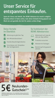 REWE Prospekt Strande "Dein Markt" mit 34 Seiten