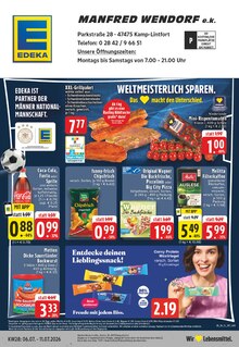 Cola im aktuellen EDEKA Prospekt (Kamp-Lintfort) Cola im EDEKA Prospekt "Aktuelle Angebote" mit 24 Seiten (Kamp-Lintfort)