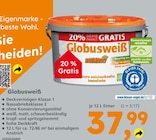Globus-Baumarkt Vollmersweiler - Globusweiß Angebot im Prospekt Globusweiß bei Globus-Baumarkt im Vollmersweiler Prospekt für 37,99 €