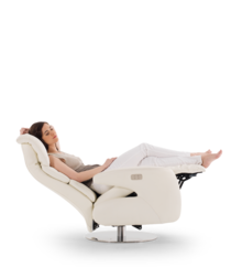 Mobilier de France Nantes - Fauteuil médium relaxation électrique Promo Fauteuil médium relaxation électrique dans le catalogue Mobilier de France "Les instants relaxation" à Nantes