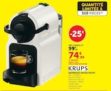 Nespresso Inissia - KRUPS - Hyper U à Aix-en-Provence Nespresso Inissia - KRUPS en promo chez Hyper U Aix-en-Provence à 74,99 €