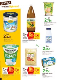 Prix et réduction Crème Fraîche dans le prospectus NaturéO en cours Offre Crème Fraîche dans le catalogue NaturéO du moment à la page 4