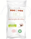 Rectangles de coton - Bocoton Bio en promo chez Colruyt Rectangles de coton - Bocoton Bio dans le catalogue Colruyt