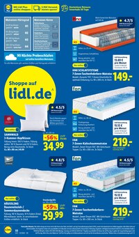 Kissen im aktuellen Lidl Prospekt (Mannheim) Kissen im Lidl Prospekt "LIDL LOHNT SICH" mit 69 Seiten (Mannheim)
