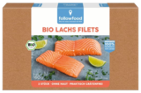 Bio Lachs Filets im Angebot bei REWE in Erftstadt Bio Lachs Filets Angebote von followfood bei REWE Erftstadt für 7,99 €