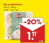 Bio Landbrötchen im Angebot bei Netto Marken-Discount in Buchholz Bio Landbrötchen Angebote bei Netto Marken-Discount Buchholz für 1,11 €