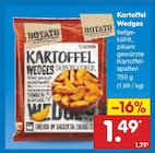 Kartoffel Wedges im Angebot bei Netto Marken-Discount in Kerpen Kartoffel Wedges Angebote von Botato bei Netto Marken-Discount Kerpen für 1,49 €