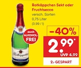 Rotkäppchen Sekt oder Fruchtsecco bei Netto Marken-Discount im Prospekt "" für 2,99 €