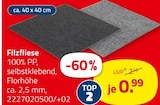 Filzfliese im Angebot bei ROLLER in Dorsten Filzfliese Angebote bei ROLLER Dorsten für 0,99 €