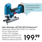 Akku-Stichsäge GST 18V-125 S Professional Angebot im Hellweg Prospekt Akku-Stichsäge GST 18V-125 S Professional im Hellweg Prospekt zum Preis von 199,99 €