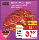 Schweine-Nackensteaks für 3,79 € bei Netto Marken-Discount im Angebot Schweine-Nackensteaks im aktuellen Netto Marken-Discount Prospekt