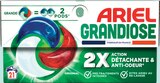 Lessive pods grandiose original action détachante et anti-odeur 21 doses - ARIEL en promo chez Intermarché Contact Angers à 7,44 €