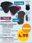 Damen- und Herren-Sneakersocken Angebote von True Style oder Cerruti 1881 bei Penny-Markt Fellbach für 4,99 €