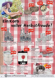 Wecker im Raiffeisen Rhein-Ahr-Eifel Handelsgesellschaft mbH Prospekt "Mit uns wird dein Herbst bunt!" mit 8 Seiten (Trier)