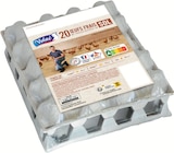 Œufs frais de poules élevées au sol x20 - Volaé en promo chez Intermarché Super Œufs frais de poules élevées au sol x20 - Volaé dans le catalogue Intermarché Super