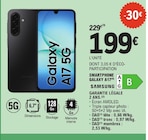 Galaxy A17 5G - SAMSUNG - E.Leclerc à Saumur Galaxy A17 5G - SAMSUNG en promo chez E.Leclerc Saumur à 199,00 €