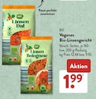 Linsen Dal von Bio für 1,99 € bei ALDI SÜD im Angebot Linsen Dal von Bio im aktuellen ALDI SÜD Prospekt