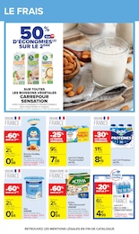 Prix et réduction Yaourt nature dans le prospectus Carrefour en cours Offre Yaourt nature dans le catalogue Carrefour du moment à la page 26