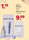 Rasierer oder Rasierklingen Angebote von Estrid bei Rossmann Ulm für 9,99 €