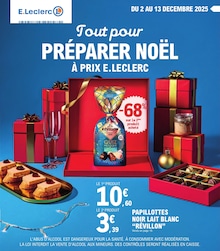 Prospectus E.Leclerc à Challans, "Tout pour PRÉPARER NOËL À PRIX E.LECLERC", 64 pages, 02/12/2025 - 13/12/2025