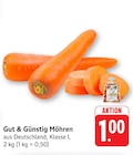 Möhren bei EDEKA im Wiernsheim Prospekt für 1,00 €