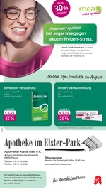 Aktueller mea - meine apotheke Apotheken Prospekt in Pöhl und Umgebung, "Unsere August-Angebote" mit 4 Seiten, 01.08.2025 - 31.08.2025