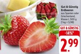 Erdbeeren Angebote von Gut & Günstig bei EDEKA Pforzheim für 2,99 €