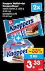 Knoppers Waffell oder KnoppersRiegel Angebote von Knoppers bei Netto Marken-Discount Jena für 2,49 €