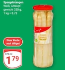 Spargelstangen Angebote bei GLOBUS Koblenz für 1,79 €