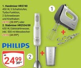 Handmixer HR3740 Angebote von Philips bei GLOBUS Pirmasens für 24,99 €