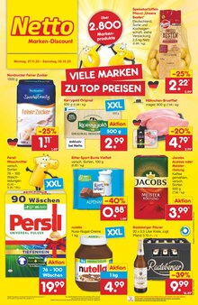 Netto Marken-Discount Prospekt der Woche "Aktuelle Angebote" Seite 1, 27.11.2023 bis 02.12.2023 für Rostock Aktueller Netto Marken-Discount Prospekt "Aktuelle Angebote" Seite 1 von 61 Seiten für Rostock