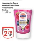 No-Touch Handseife Nachfüller im Angebot bei GLOBUS in Neubrandenburg No-Touch Handseife Nachfüller Angebote von Sagrotan bei GLOBUS Neubrandenburg für 2,79 €