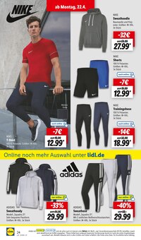 Sportbekleidung im Lidl Prospekt "LIDL LOHNT SICH" mit 63 Seiten (Dresden)