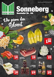 Aktueller Marktkauf Prospekt mit Gemüse, "Wir feiern den Advent", Seite 1