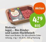 Bio-Rinder- und Lamm-Hackfleisch im tegut Prospekt Bio-Rinder- und Lamm-Hackfleisch von Biokreis tegut... im aktuellen tegut Prospekt für 4,79 €