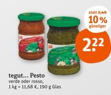 Pesto von tegut... im aktuellen tegut Prospekt für 2,22 €