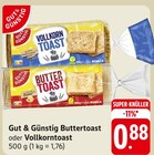 Buttertoast oder Vollkorntoast Angebote von Gut & Günstig bei E center Villingen-Schwenningen für 0,88 €