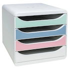 Exacompta - Module de classement Big Box 4 tiroirs Autentik - Exacompta en promo chez Bureau Vallée Exacompta - Module de classement Big Box 4 tiroirs Autentik - Exacompta dans le catalogue Bureau Vallée